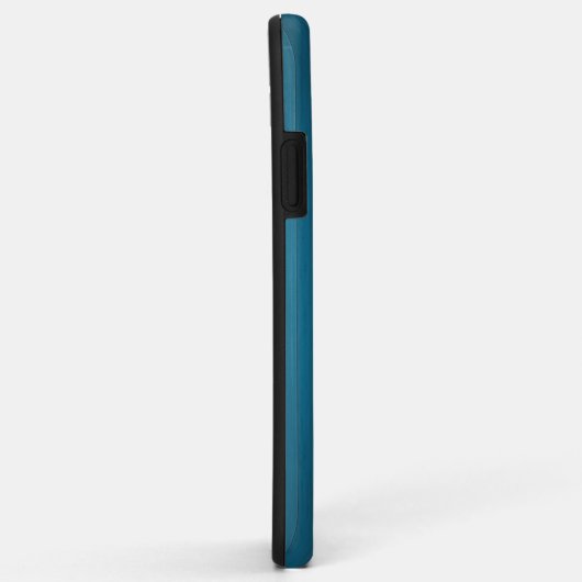 Blue Faux Wood Case-Mate iPhone Case (Achterkant/rechts)
