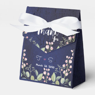 Blue Favor Box Bedankdoosjes