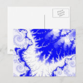 Blue Feathered Star-Briefkaart Briefkaart (Voorkant / Achterkant)