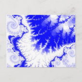 Blue Feathered Star-Briefkaart Briefkaart (Voorkant)