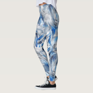 Blue FeatherMo derne Actieve Kleding Yoga Leggings