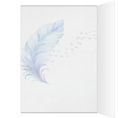 Blue Feathers & Birds Flying Twin Verlies Sympathi (Binnen (Links))