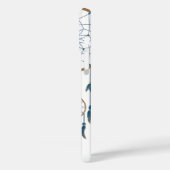 Blue Feathers Dreamweaver Custom Name Boho Case-Mate iPhone Case (Achterkant / Links)