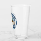 Blue Fedora Chronicles Radio Show Glass Tumbler (Links)
