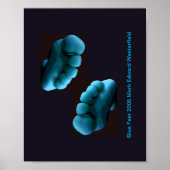 Blue Feet Art-Poster Poster (Voorkant)