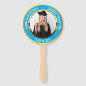 Blue feliciteert onze Afstudeerder fotoklas van 20 Handwaaier (Voorkant)