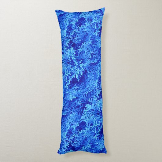 Blue Fern Lichaamskussen (Achterkant (Verticaal))