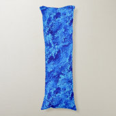 Blue Fern Lichaamskussen (Voorkant Verticaal)