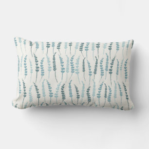 Blue Fern Print Cottage Decor Kussen