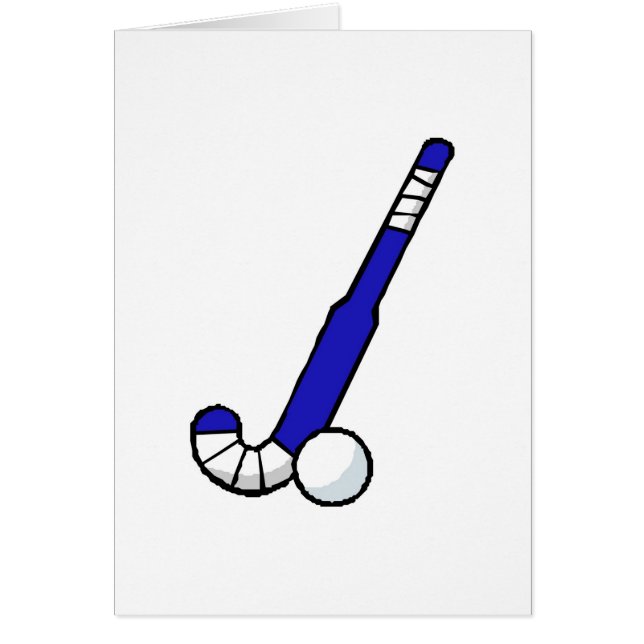 Blue Field Hockey Stick (Voorkant)