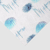 Blue Fiesta Fireworks Print Tissue Paper Tissuepapier (Detail)