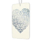 Blue Filigree Heart Air Freshener Luchtverfrisser (Links)