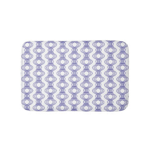 Blue Finial Pattern Badmat