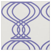 Blue Finial Pattern Stof (Close Up)