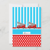 Blue Fire Engine Bedankt voor je opmerkingen (Achterkant)