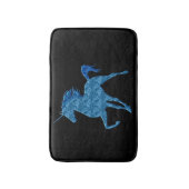 Blue Fire Unicorn Bath Mat (Voorkant Verticaal)