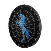 Blue Fire Unicorn Dart Board Dartbord (Voorkant Rechts)