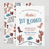 Blue First Rodeo Kaart (Voorkant / Achterkant)