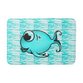 Blue Fish Bath Mat (Voorkant)