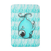 Blue Fish Bath Mat (Voorkant Verticaal)