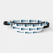 Blue Fish Botten Pattern Heuptasje (Voorkant)