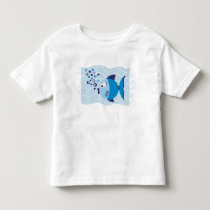 Blue Fish Composition Light kinder T-shirt