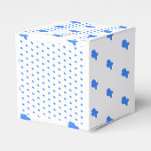 Blue Fish Kids Baby Shower Witte  Bedankdoosjes (Voorkant Zijde)