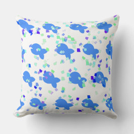 Blue Fish  Kussen