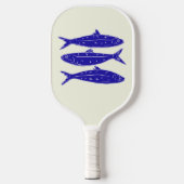 Blue Fish Pickleball Paddle, Italië geïnspireerd Paddle (Voorkant)
