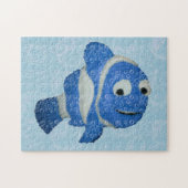 Blue Fish Puzzle Legpuzzel (Horizontaal)