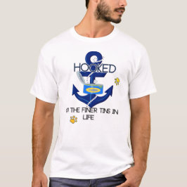 Blue Fisherman esthetische Humor voor dierenliefhe T-shirt