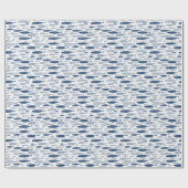 Blue fishes cadeaupapier (Vlak)