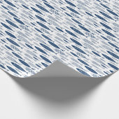 Blue fishes cadeaupapier (Hoek)