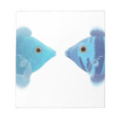 blue fishes notitieblok (Voorkant)