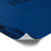Blue Fitness Poster - geloof! (Hoek)