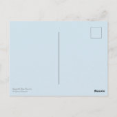 Blue Flag Iris Fleur de Lys French Canada Quebec Briefkaart (Achterkant)