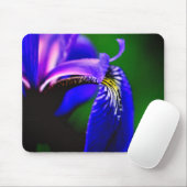 Blue Flag Iris Flower Petal Muismat (Met muis)