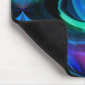 Blue Flame Abstract Mousepad Muismat (Hoek)