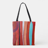 Blue Flame Canvas tas (Achterkant)