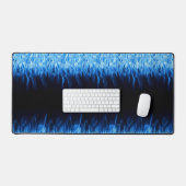 Blue Flame Desk Mat – Cool Fire Design voor gaming (Keyboard & Muis)