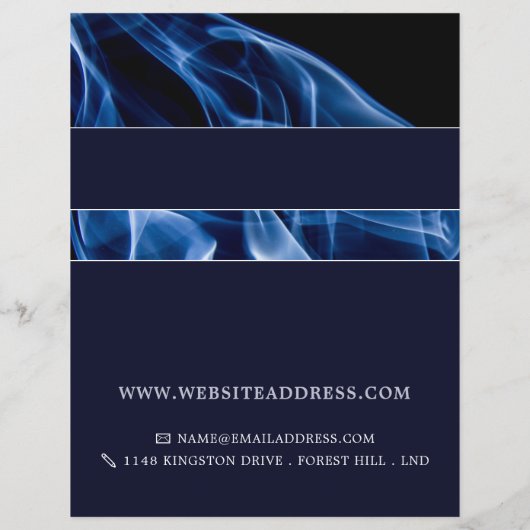 Blue Flame, Gas Engineer & Supplier Adverteren Flyer (Achterkant)