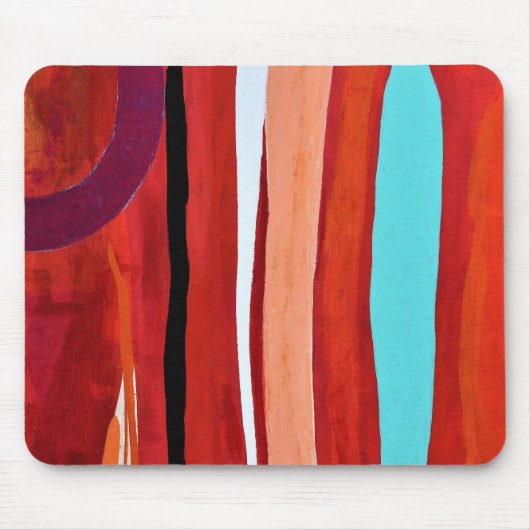Blue Flame Mousepad Muismat (Voorkant)