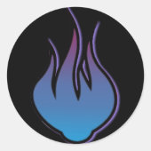 Blue Flame Sticker (Voorkant)