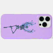 Blue Flames Ballerina Dancing Skeleton Design Case-Mate iPhone Case (Achterkant (horizontaal))