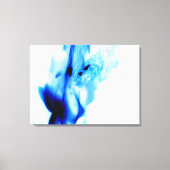 Blue flames canvas afdruk (Voorkant)
