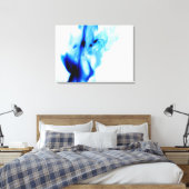 Blue flames canvas afdruk (Insitu (Slaapkamer))