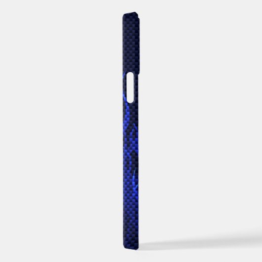 Blue Flames Decor op een iPhone Hoesje (Rechterkant)