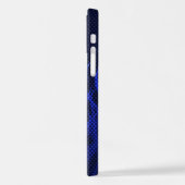 Blue Flames Decor op een iPhone Hoesje (Linkerkant)