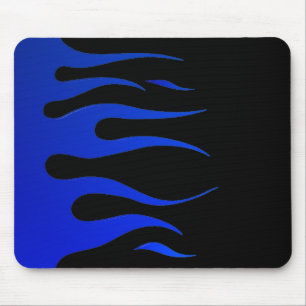 Blue Flames Mousepad Muismat