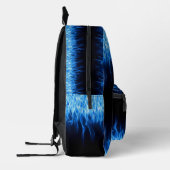 Blue Flames-ontwerp Bedrukte Rugzak (Links)